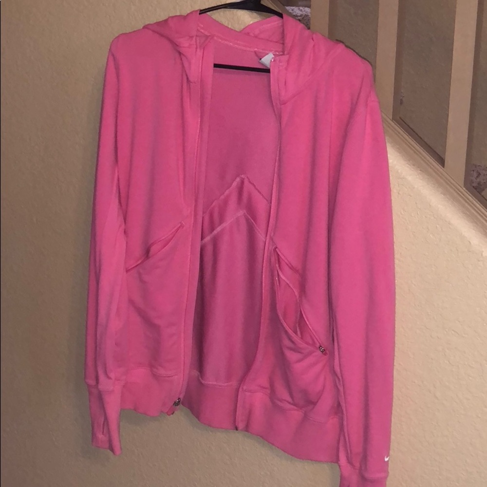 Nike Pink Jacket Size Large